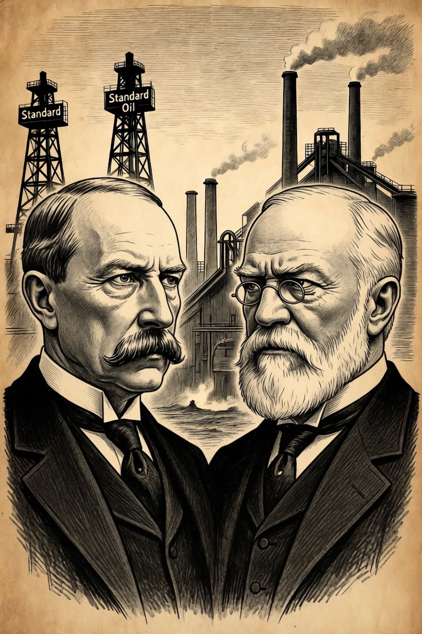 Carnegie vs. Rockefeller: How Their Rivalry Became a Race to Give It All&nbsp;Away